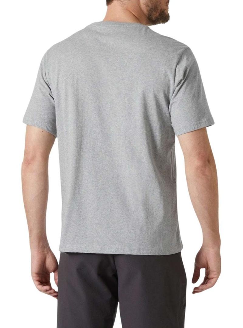Camisa Helly Hansen Logo cinza para homem