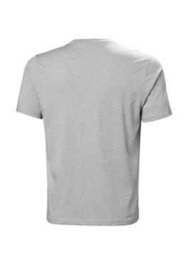 Camisa Helly Hansen Logo cinza para homem
