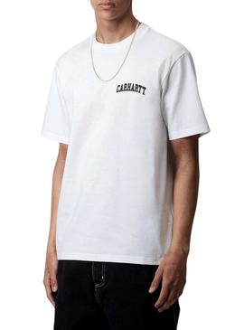 Camiseta Carhartt University branca para homem