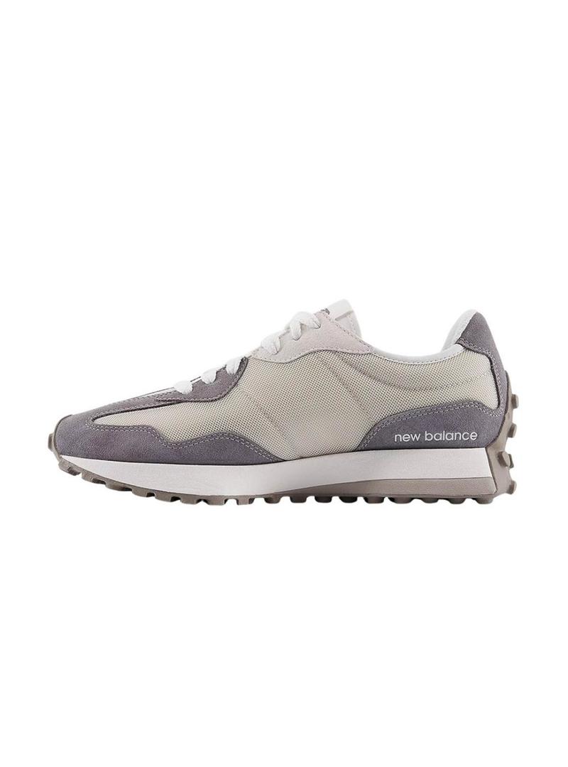 Sapatilhas New Balance U327 bege e lilás para homem