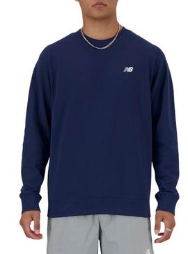 Moletom New Balance Sport azul para homens.