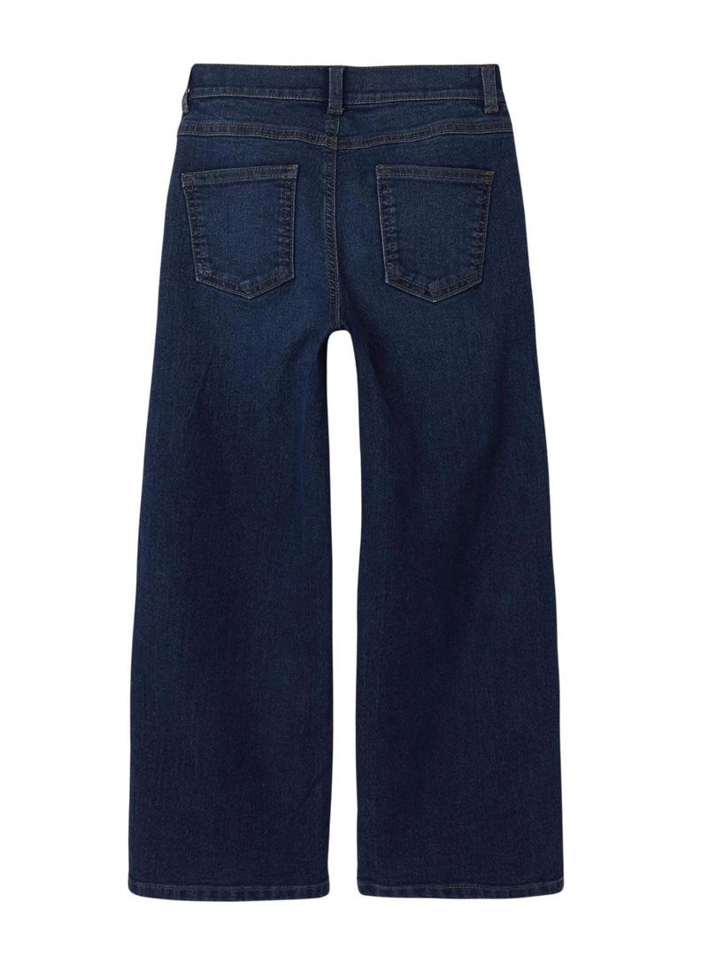 Calça Name It Rose azul marinho para menina.