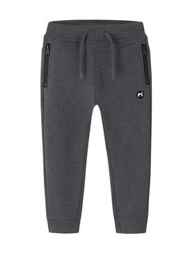 Calça esportiva Name It Vimo cinza para menino