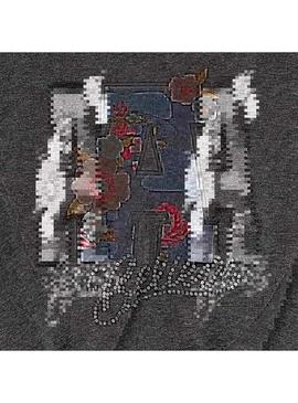 Vestido Mayoral rosa plissado combinado para Menin