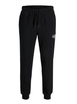 Calça Jack and Jones Makoto preta para menino.