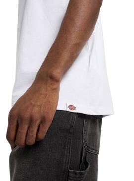 Camiseta branca Dickies Burns para homem.