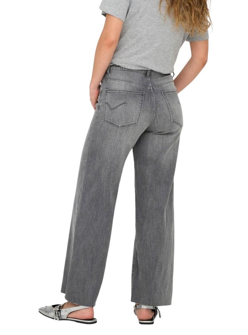 Calça de ganga Only Lann Madison cinza para mulher