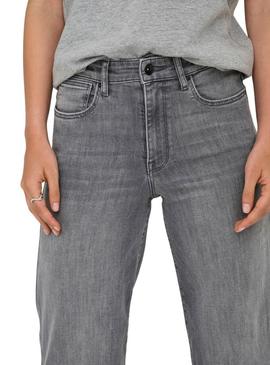 Calça de ganga Only Lann Madison cinza para mulher