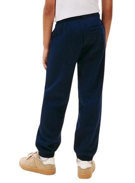 Calça de moletom Tommy Hilfiger Flag azul criança
