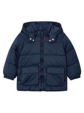 Casaco escolar básico marinho da Mayoral para menino.