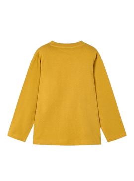 Camisola Mayoral dinossauro mostarda para menino