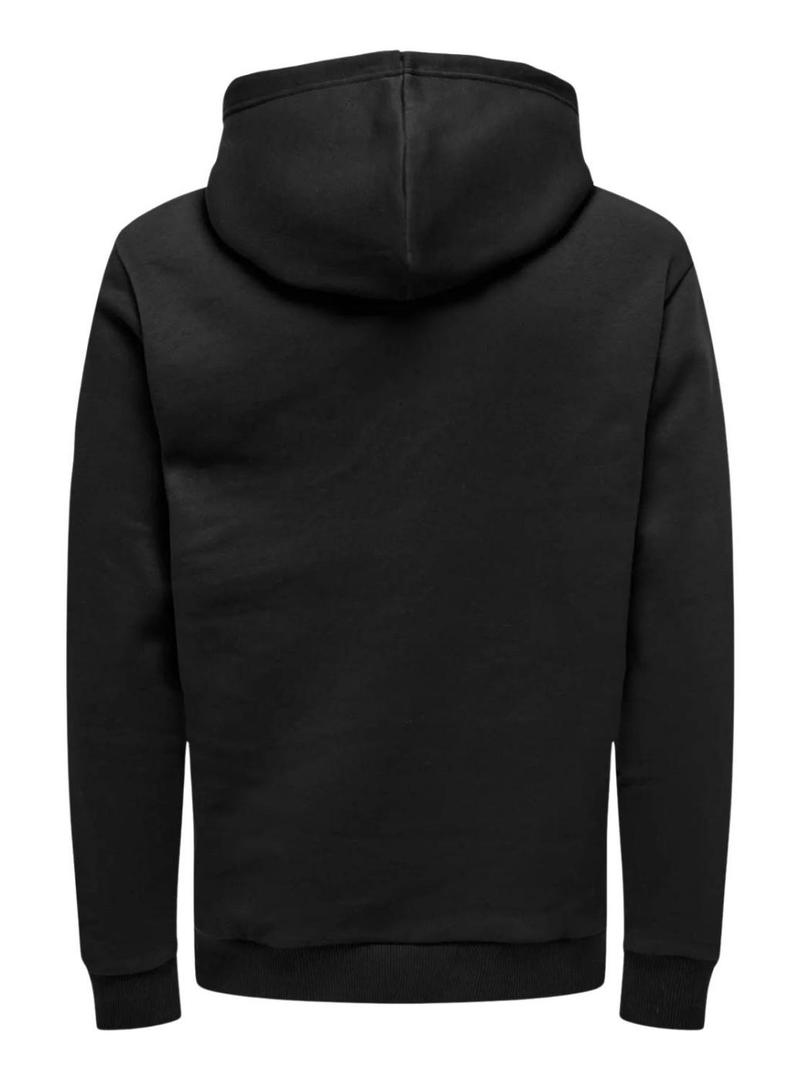 Moletom Only and Sons Dawson preto para homem.