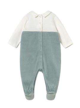 Bodysuit Mayoral verde para bebê.