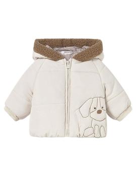 Casaco Mayoral reversível bege para bebê