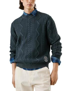 Camisola Pepe Jeans Perry azul marinho para homem