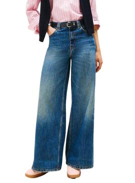 Sapatilhas Tommy Hilfiger Heritage rosa para mulher.