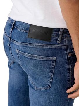 Calça Only and Sons Loom denim para homem