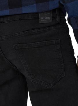 Calça Only and Sons Loom preta para homem
