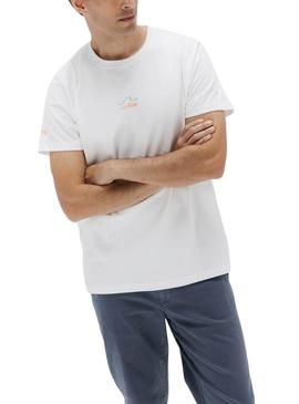 Camiseta El Pulpo O Mar branco para homem.