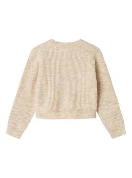 Nome da camisola Jersey Name It Holly boxy bege para menina