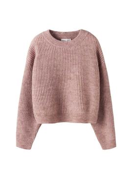 Nome do Jersey Name It Holly rosa boxy para menina.