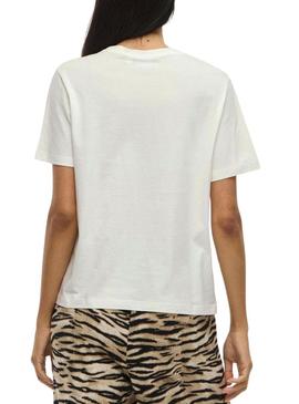 Camiseta Vila Visybil Balance bege para mulher