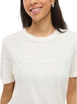 Camiseta Vila Visybil Balance bege para mulher