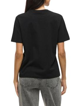 Camiseta Vila Visybil Balance preta para mulher.