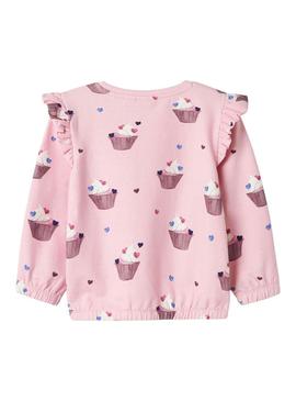 Moletom Name It Naya marinho para menina