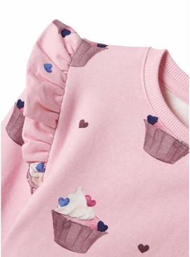 Moletom Name It Naya marinho para menina