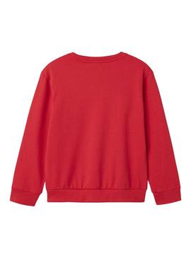 Moletom Name It Noriana vermelho para menina