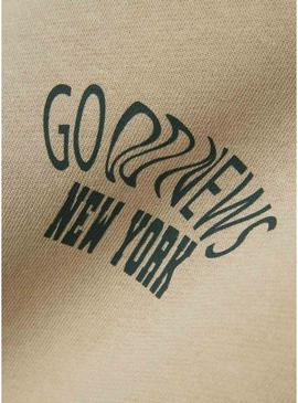 Moletom Name It Nolen Bege para menino.