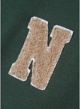 Jaqueta de pelúcia Name It Nyree verde para menino