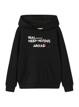 Moletom Name It Notus preto para menino