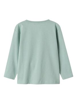 Camiseta Name It Abir verde para menino