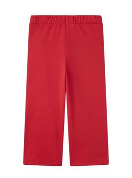 Calças largas Name It Noriana vermelhas para menina