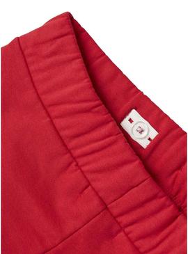 Calças largas Name It Noriana vermelhas para menina