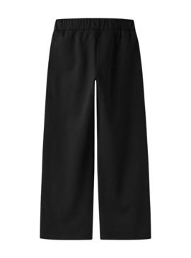Calças largas Name It Noriana negras para menina