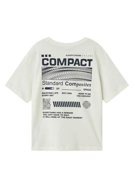 Camiseta Name It Nelson Bege para menino