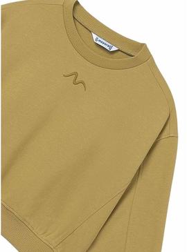 Moletom Mayoral mostarda para menina