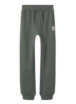 Calça de fato de treino Name It Nello verde para menino