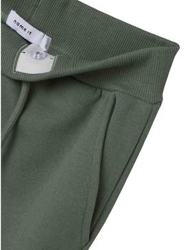 Calça de fato de treino Name It Nello verde para menino