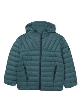 Jaqueta leve acolchoada verde da Mayoral para menino.