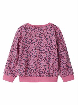 Moletom Name It Nula corações rosa para menina
