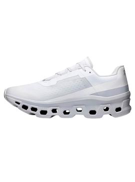 Tênis On Cloudmosnter branco para homem.