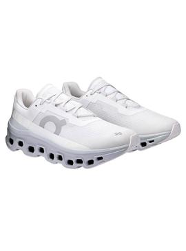 Tênis On Cloudmosnter branco para homem.