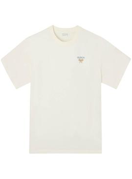 Camisa Silbon Perfect Set bege para homem.