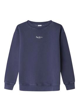 Moletom Pepe Jeans Alissa azul marinho para menina