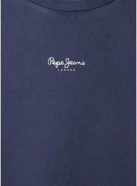 Moletom Pepe Jeans Alissa azul marinho para menina