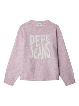 Camisola Pepe Jeans Bekky rosa para menina